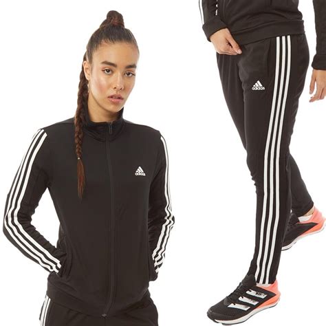 huispak dames adidas zwart|adidas trainingspakken dames.